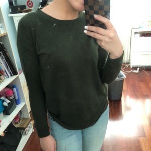 Green sweater